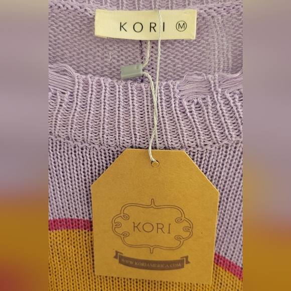 Kori America NWT Smiley Face Sweater Medium. - Picture 9 of 11